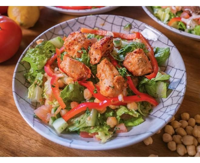 Chicken Shish Salad