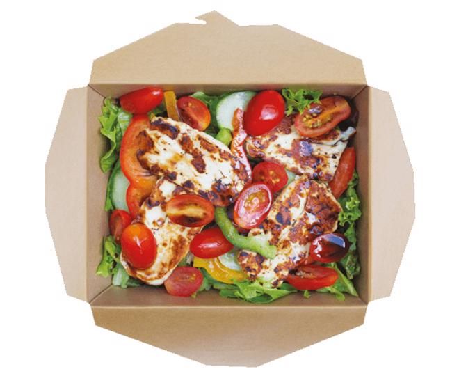 Grilled Halloumi Salad