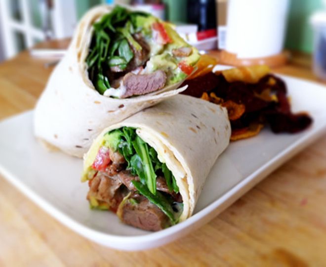 Lamb Shish Wrap