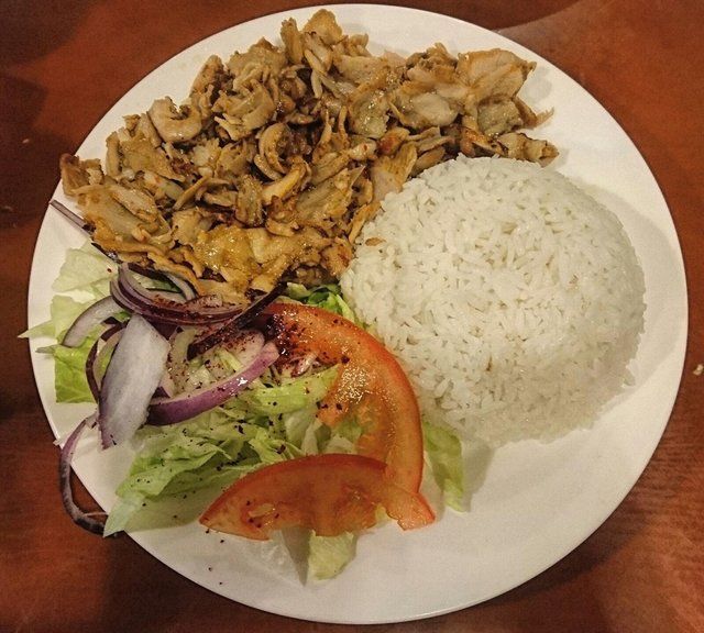 Chicken Doner Rice & Salad 