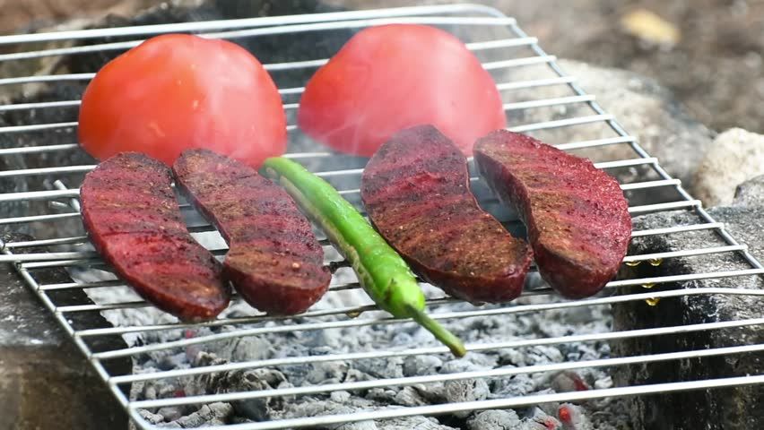 Pasturma Sausage Kebab