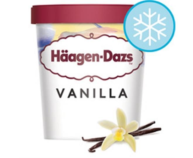 Vanilla Haagen Dazs Ice Cream
