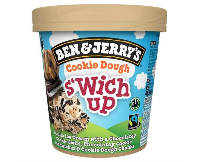 Ben & Jerrys Cookie Dough SWich Up