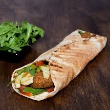 Halloumi & Falafel Wrap