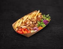 Chicken Doner Meat & Chips