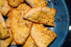 Chips in Pitta with Cheese