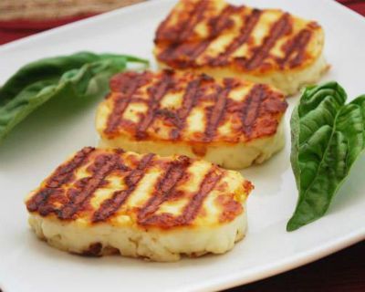 Grill Halloumi Cheese