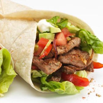 Lamb Shish Wrap