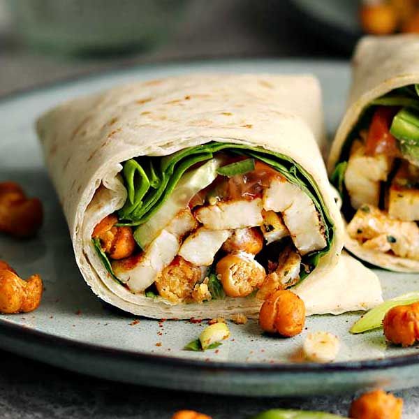 Chicken Doner & Halloumi Wrap
