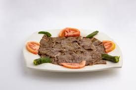 Portion of Lamb Doner Meat