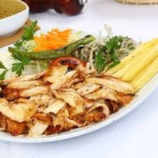 Portion of Chicken Doner Meat