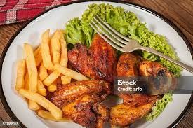Grilled Chicken Wings + Chips
