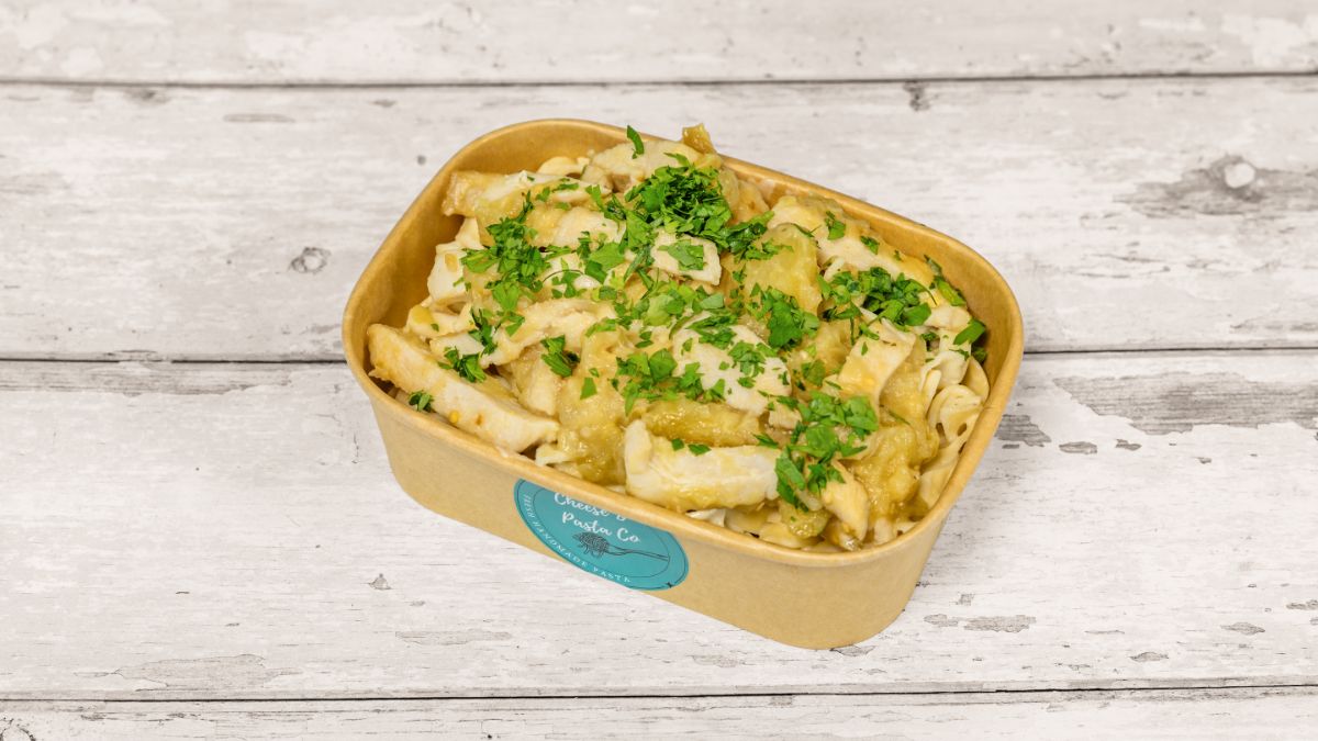 Roasted Aubergine and Chicken Fettuccine