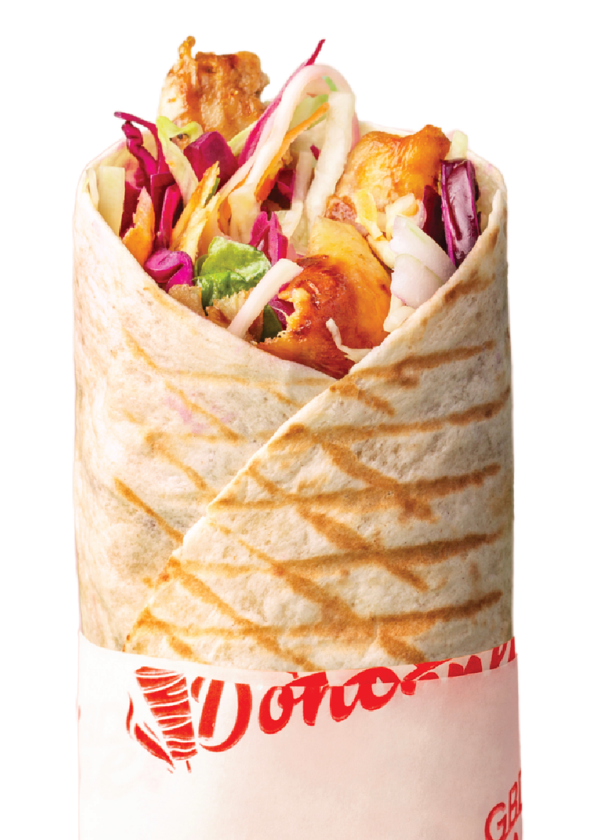 Chicken + Halloumi Wrap