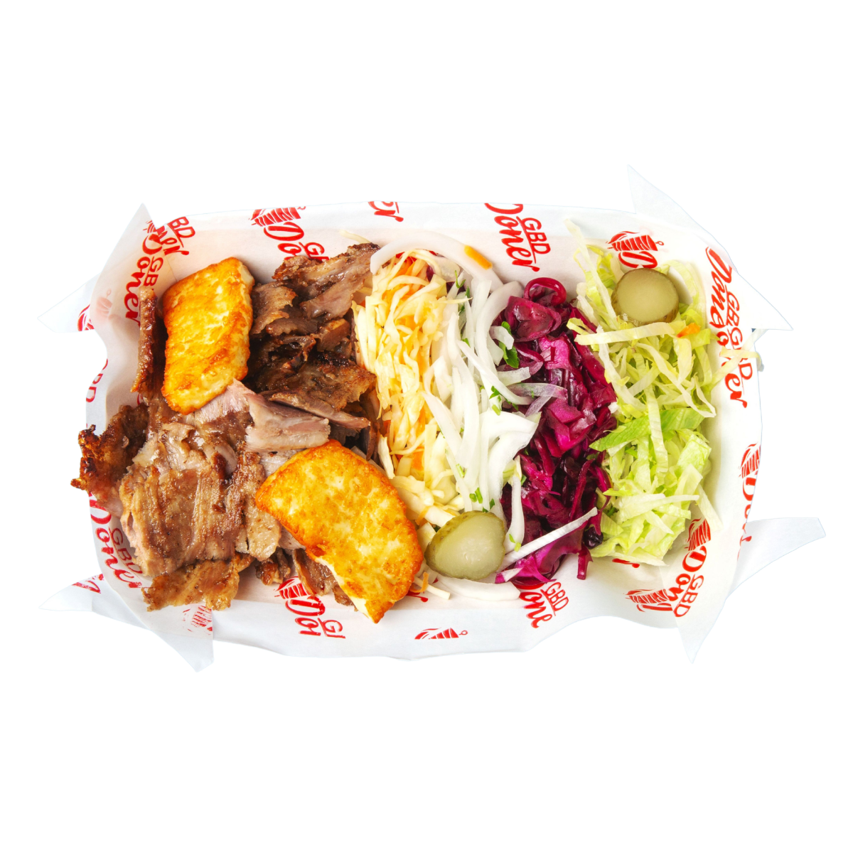 Beef + Halloumi Doner Box