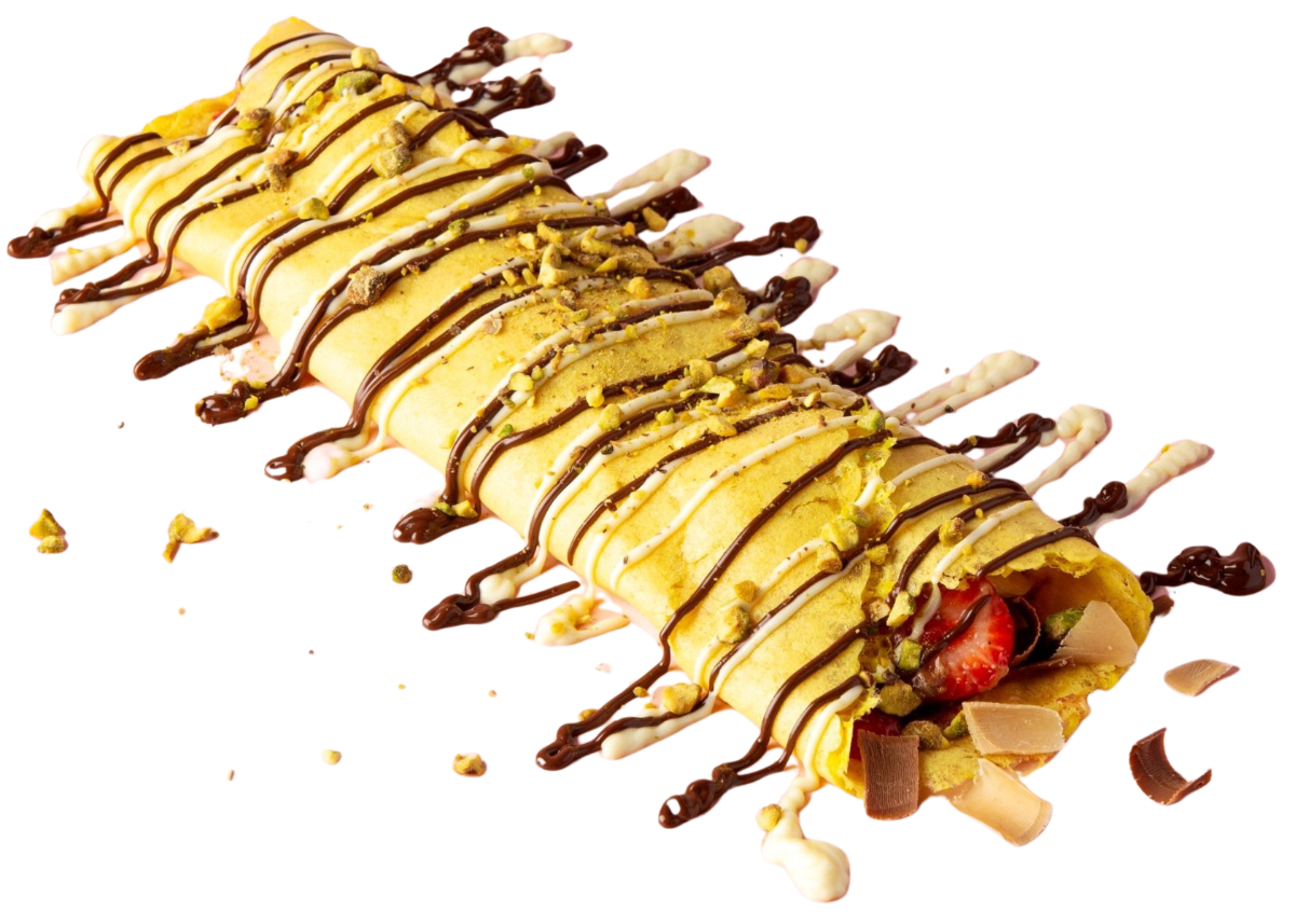 Chocolate Doner with Fresh Crepe