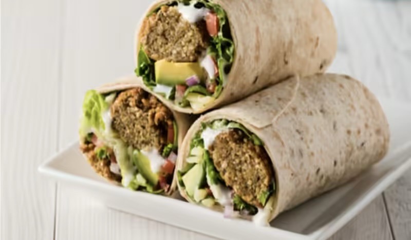 Falafel Humus Wrap