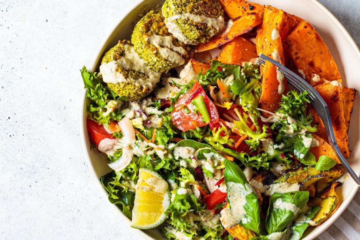 Falafel, Halloumi and Humus