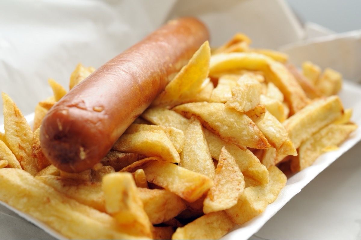 Sausage and Chips