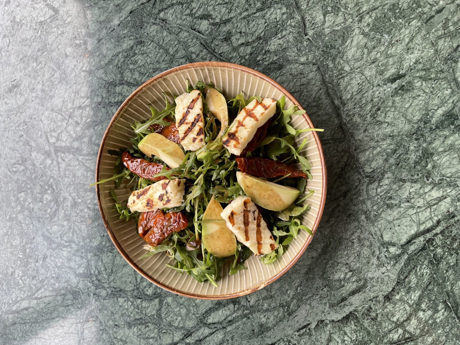 Halloumi Avocado Salad