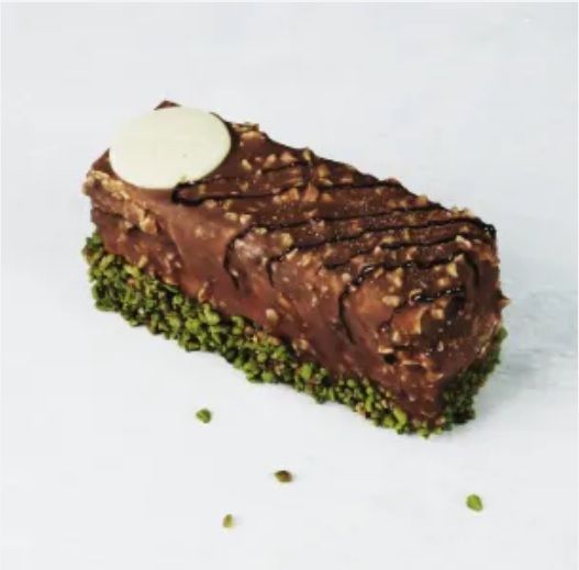 Hazelnut & Pistachio Chocolate Slices