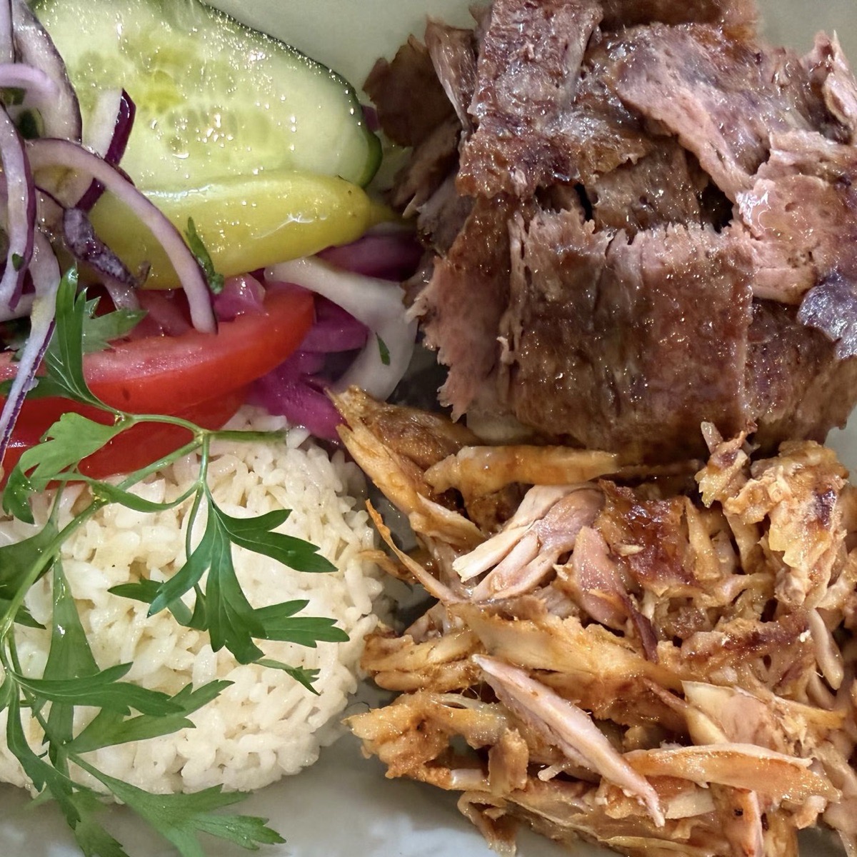 Mix Doner on Rice