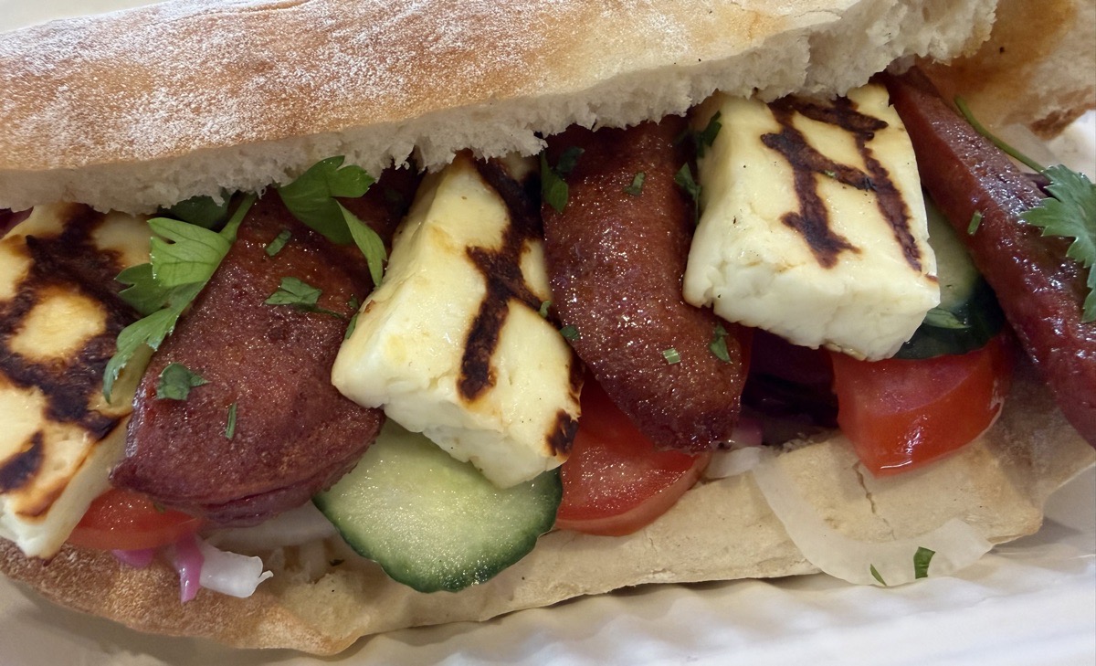 Halloumi & Sucuk in Bread